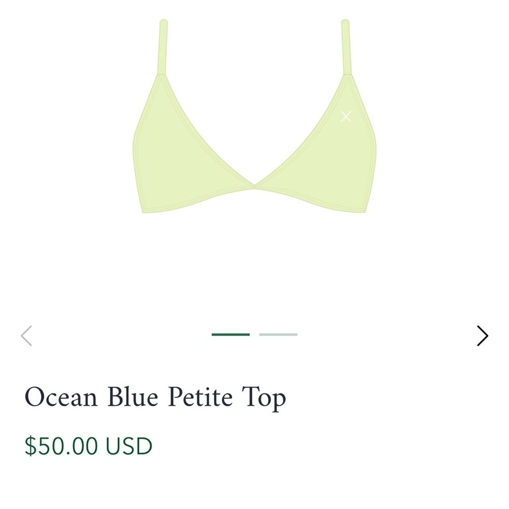 Boutine La bikini top NWT